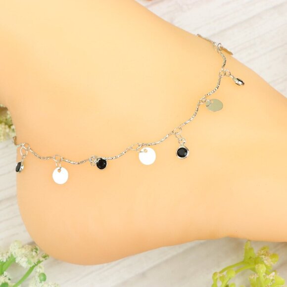 "Handmade Anklet – Elegant & Delicate Jewelry for Women | UNVRC1064 - Picture 1 of 10